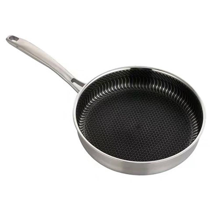 Frigideira Antiaderente em Aço Inoxidável 304 para Café da Manhã